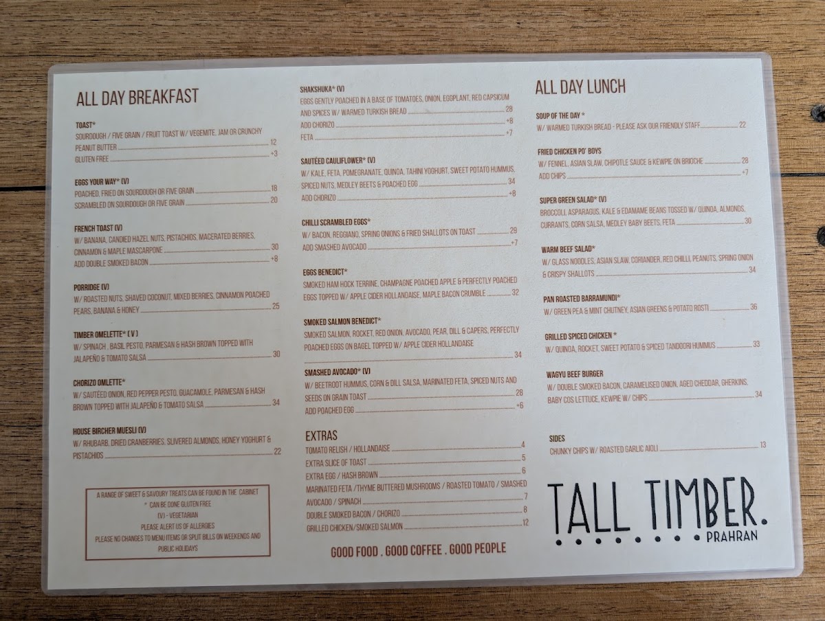Menu Tall Timber Cafe-4